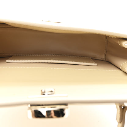 Gucci Patent Calfskin GG Half Moon Top Handle Bag Beige 5 of 11