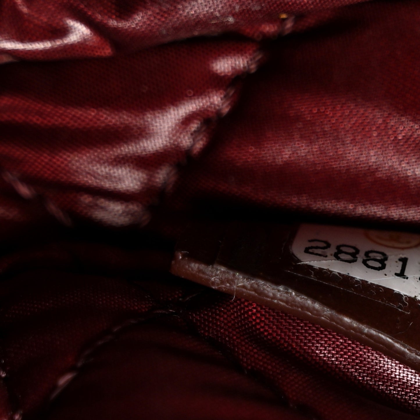 Caviar Quilted Curvy Pouch Cosmetic Case Black