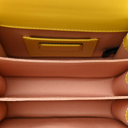 Bulgari Calfskin Serpenti Forever Top Handle Yellow 6 of 9