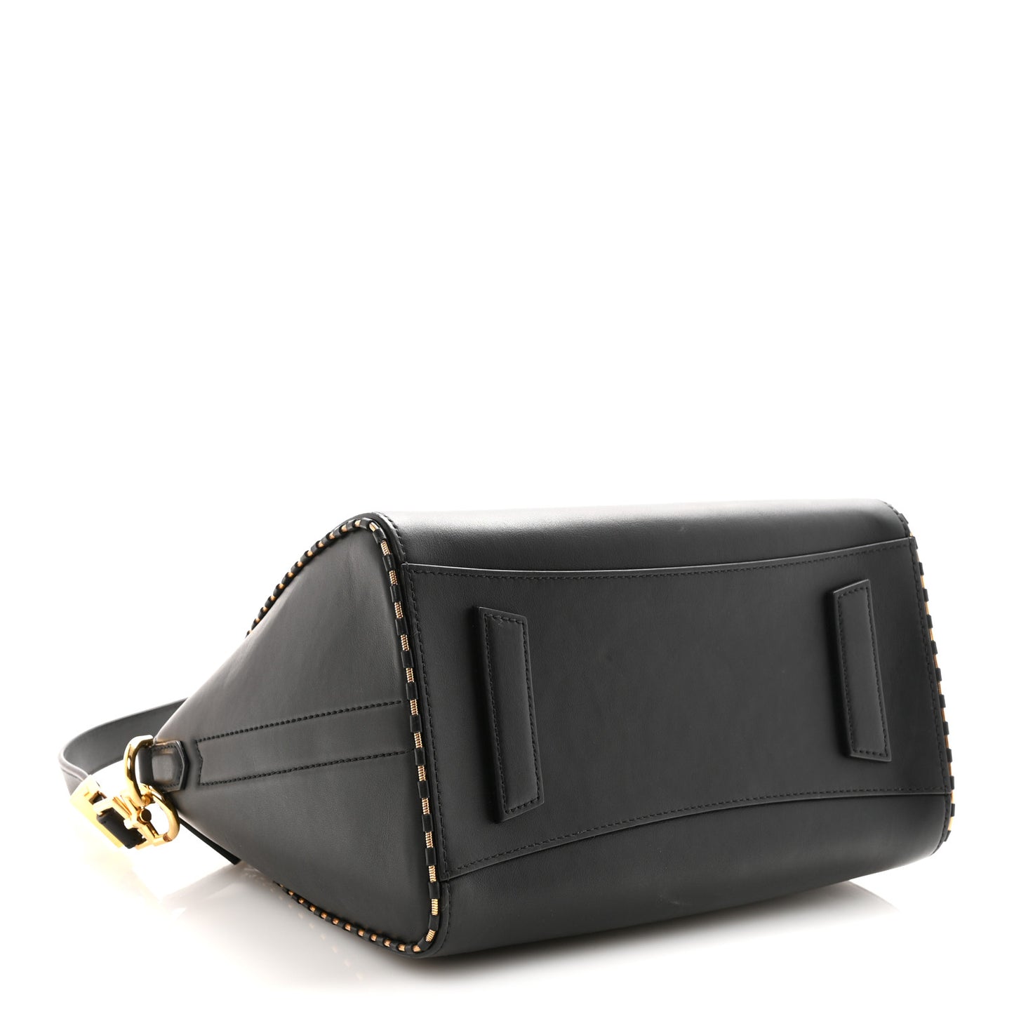 Calfskin Chain Detail Small Antigona Black