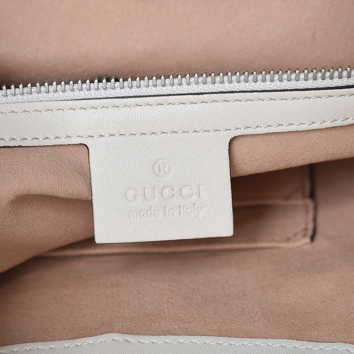 Gucci Calfskin Web Stripe Medium Dionysus Hobo White 6 of 7