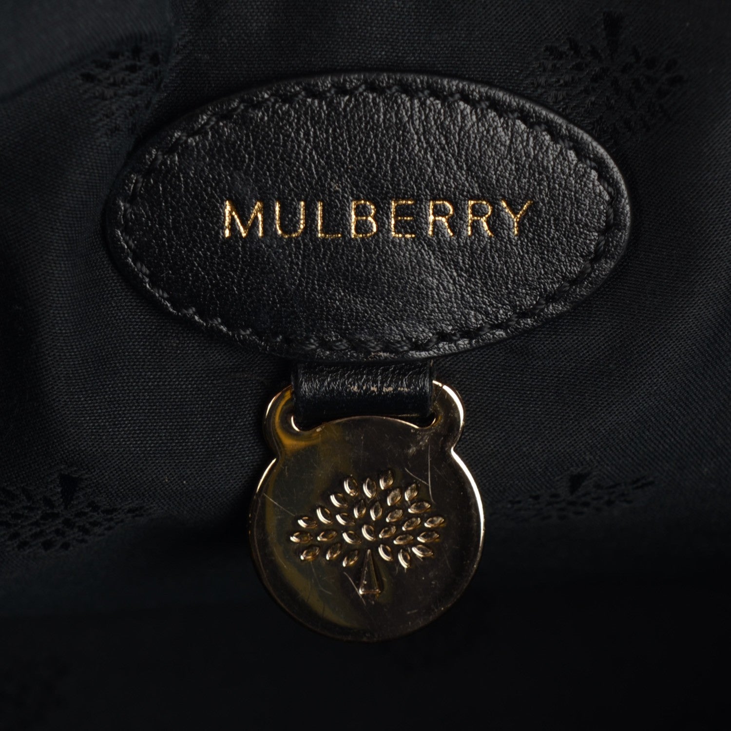 Mulberry Pebbled Calfskin Edie Crossbody Black 7 of 8