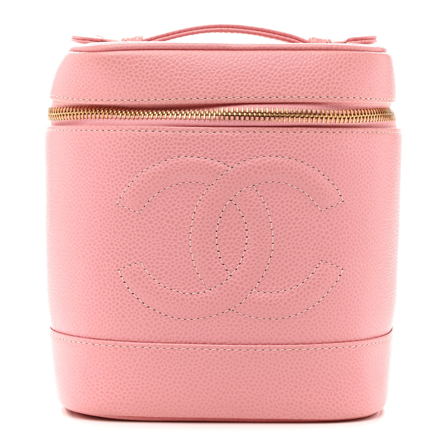 Chanel Caviar Vanity Cosmetic Case Pink 1 of 11