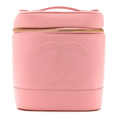 Chanel Caviar Vanity Cosmetic Case Pink 1 of 11