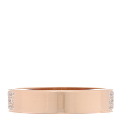 Hermes 18K Rose Gold Diamond MM Kelly Clochette Ring 53 6.25 3 of 4