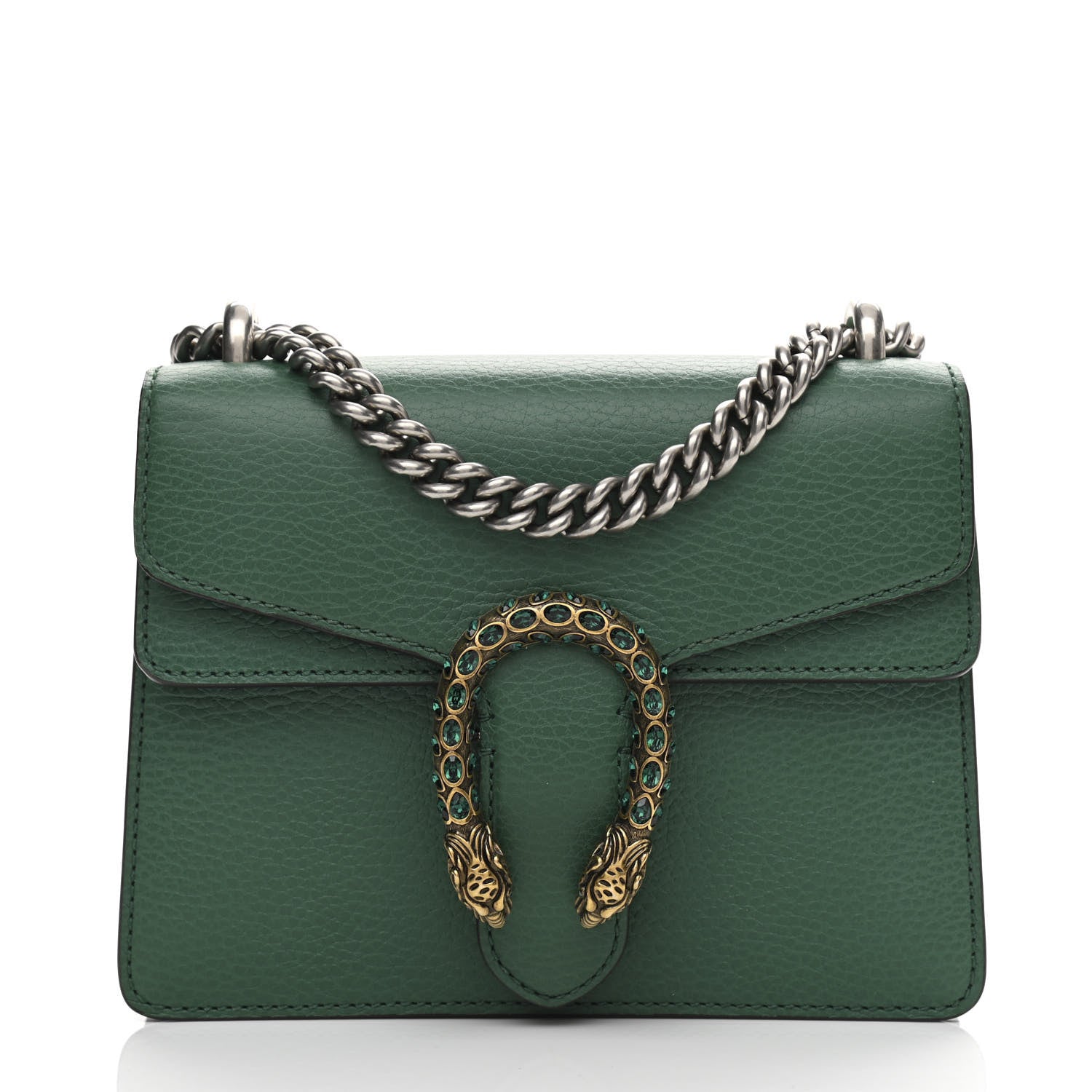 Gucci Calfskin Mini Dionysus Shoulder Bag Emerald 1 of 12