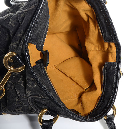 Louis Vuitton Denim Neo Cabby MM Black 5 of 7
