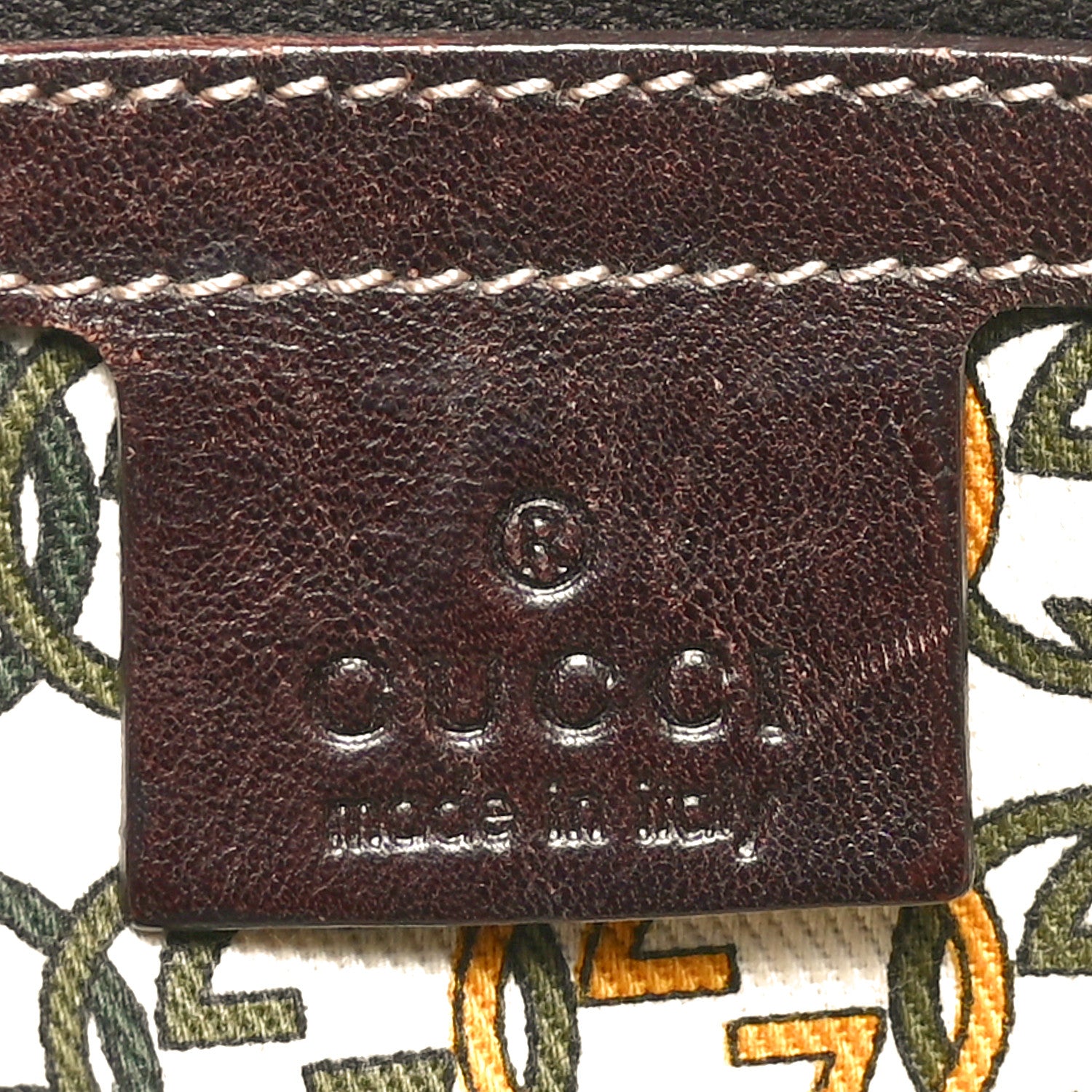 Gucci Snakeskin Medium Pelham Tote Green Brown 6 of 11