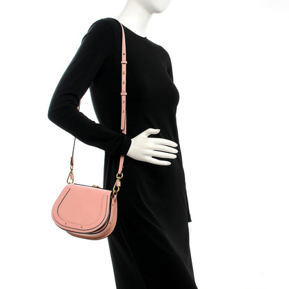 Chloe Calfskin Suede Small Nile Bracelet Bag Washed Pink 2 of 9