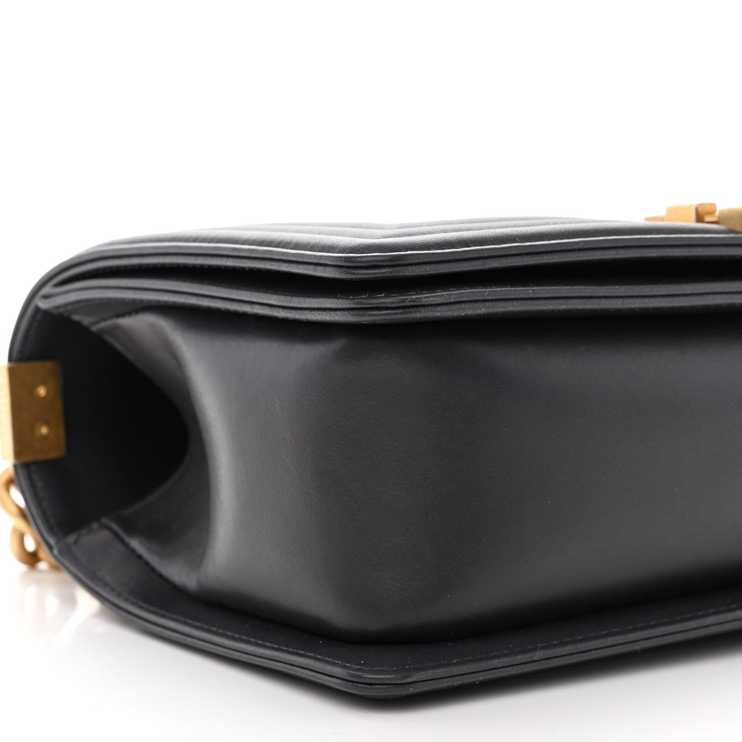 Chanel Calfskin Quilted Medium Boy Flap Black 9 of 11