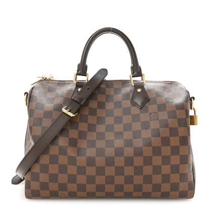 Louis Vuitton Damier Ebene Speedy Bandouliere 30 1 of 12