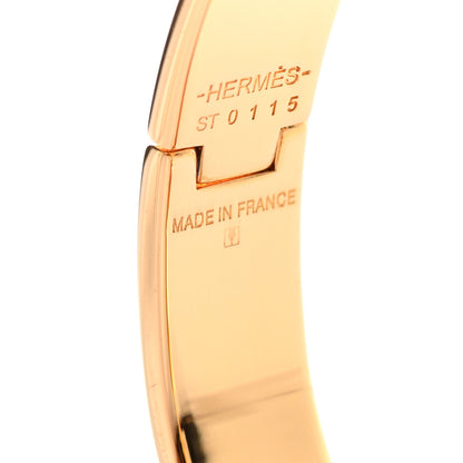 Hermes Enamel Narrow Clic Clac H Bracelet PM Orange 4 of 4