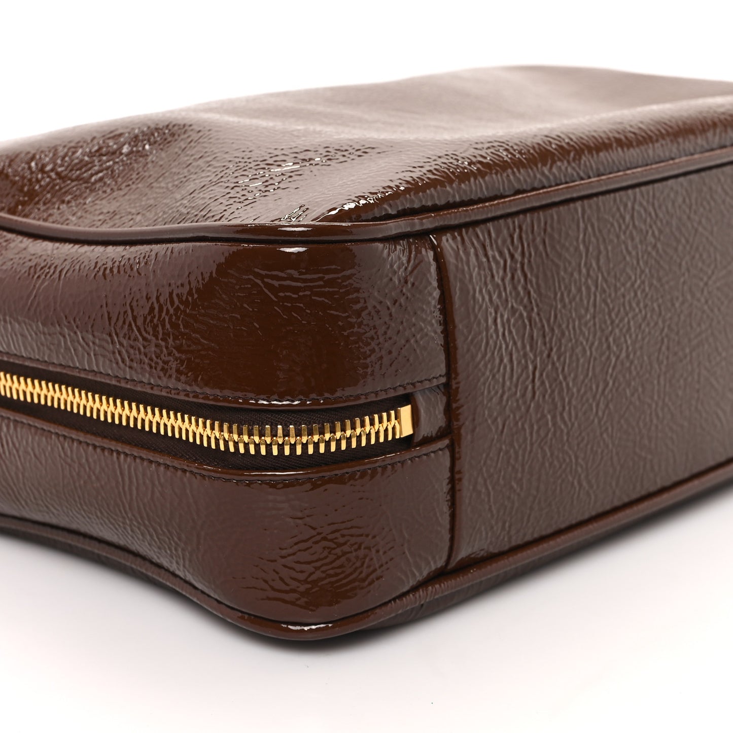 Naplak Patent Beau Top Handle Bag Palissandro