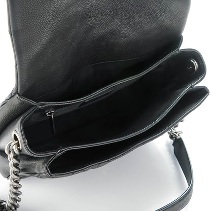 Chanel Caviar Quilted Medium Rock In Rome Single Flap Black 6 of 8