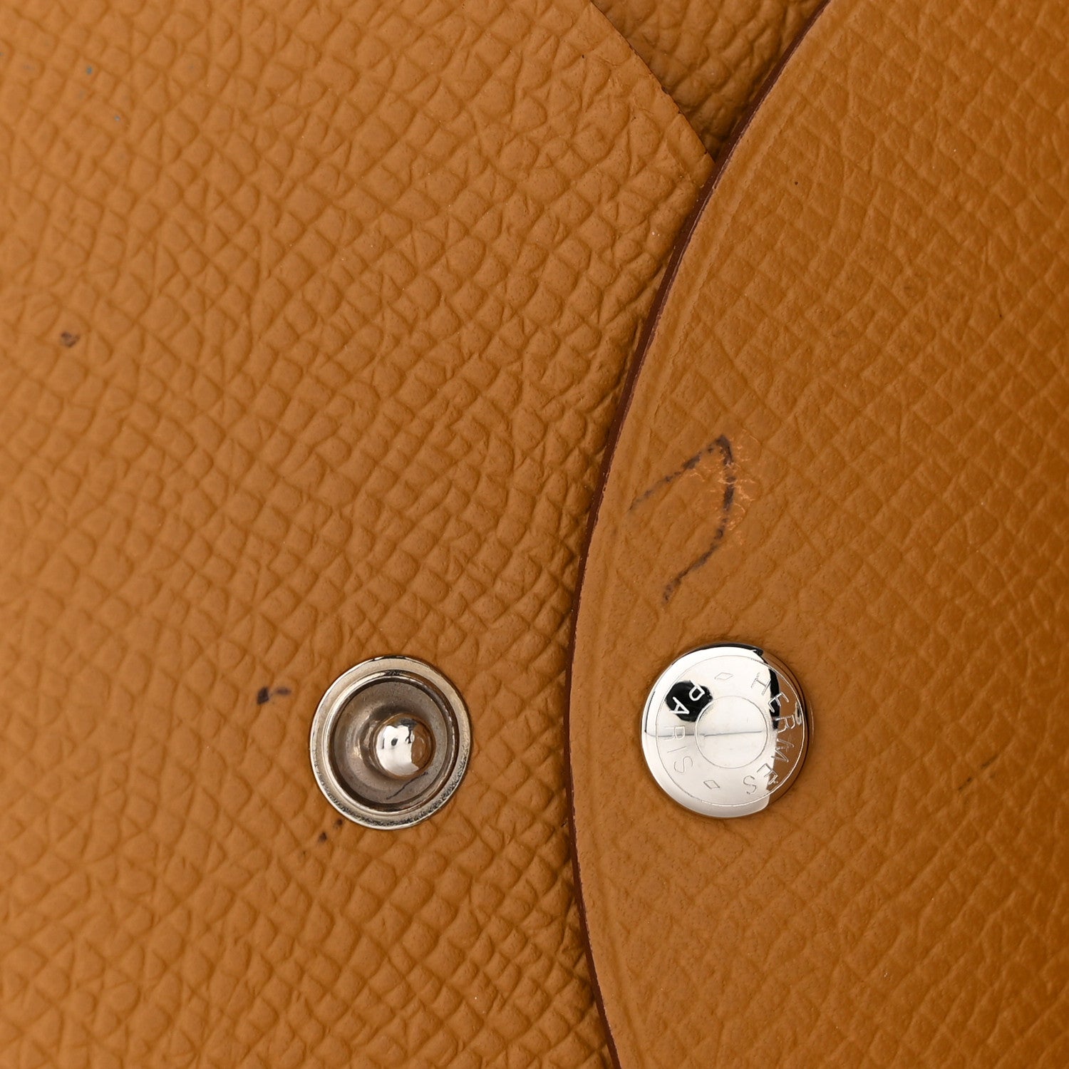 Hermes Epsom Calvi Duo Card Case Biscuit 8 of 10