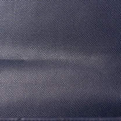 Chanel Caviar Lizard Quilted Medium Coco Handle Flap Navy 8 of 12
