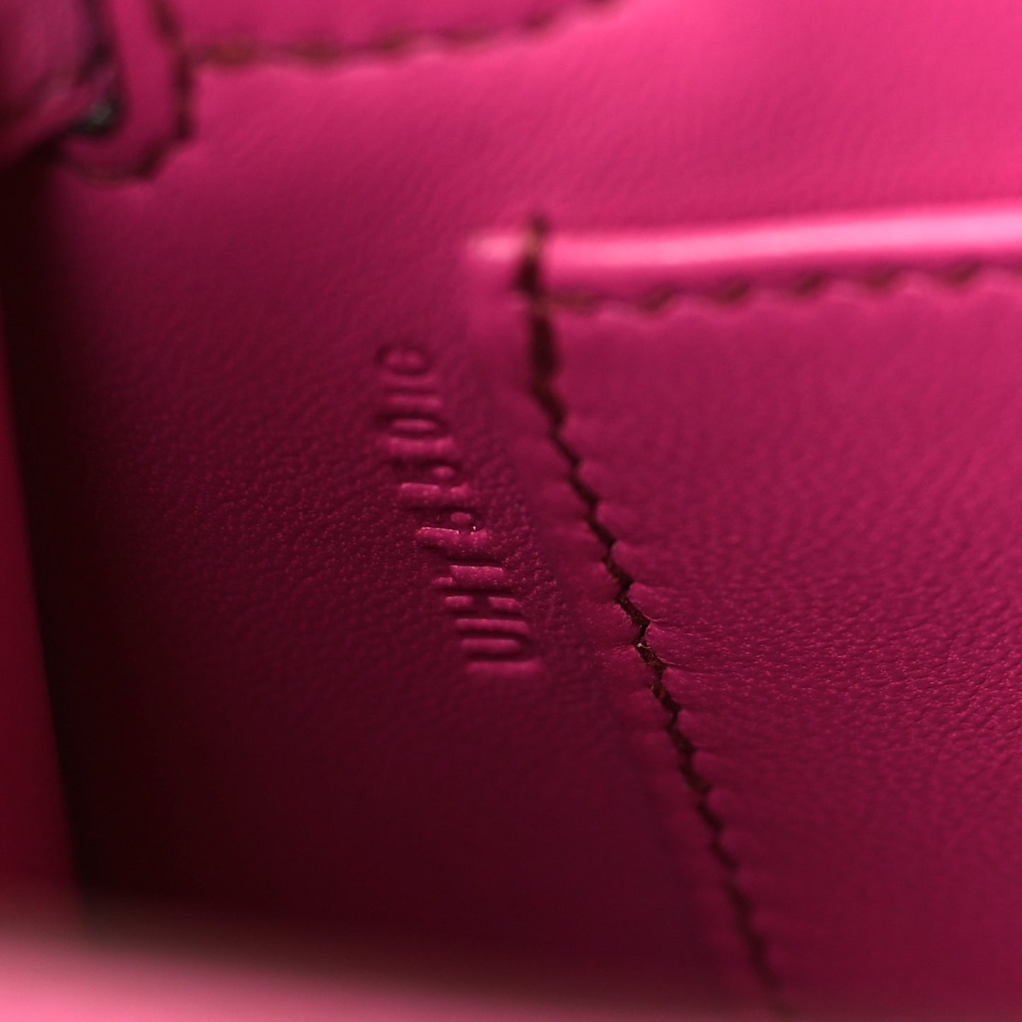 Ostrich Kelly Sellier Mini 20 Rose Pourpre
