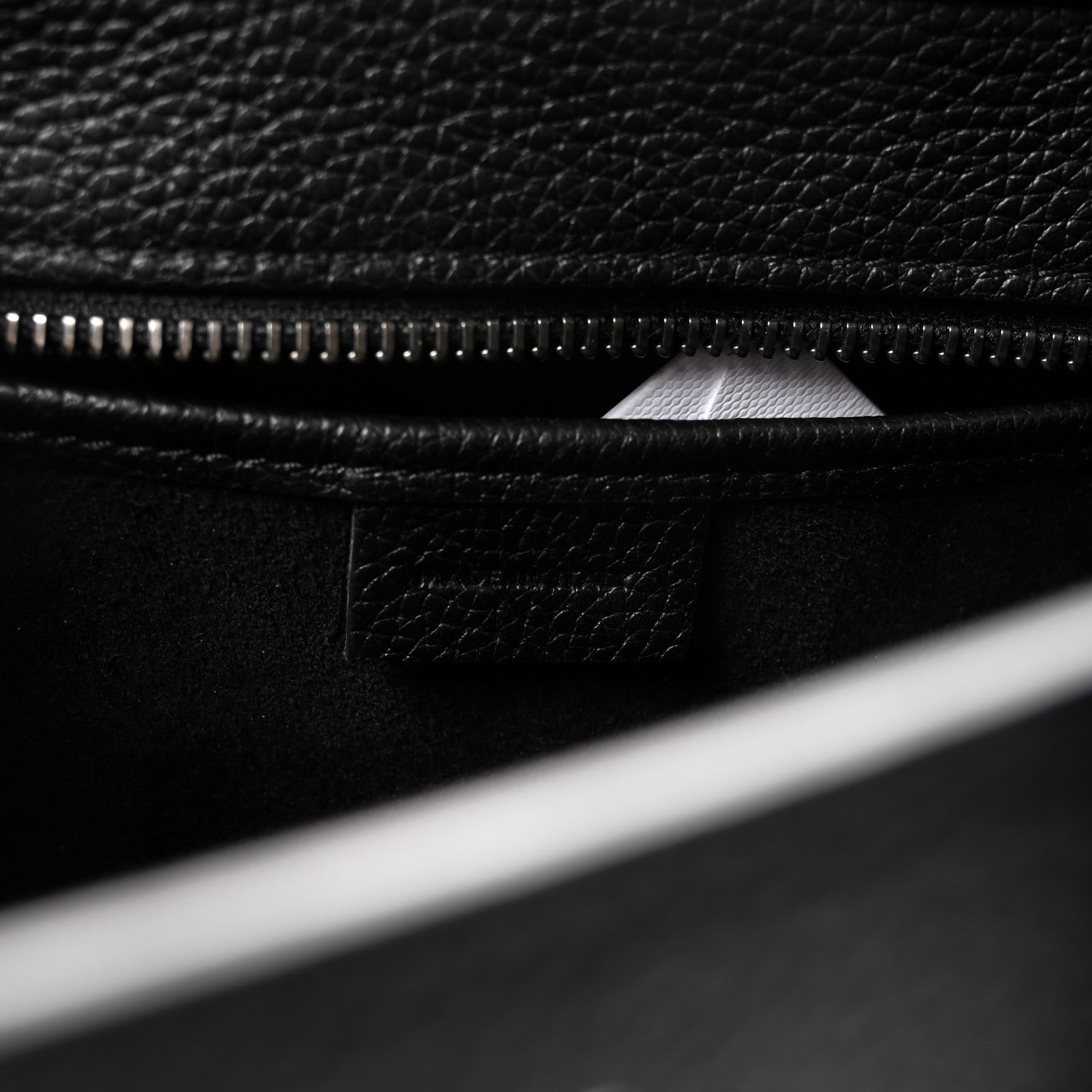 Celine Drummed Calfskin Nano Luggage Black 7 of 10