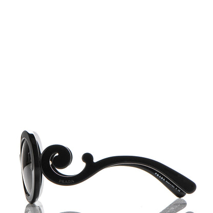 Prada Baroque Sunglasses SPR 27N Black 3 of 7