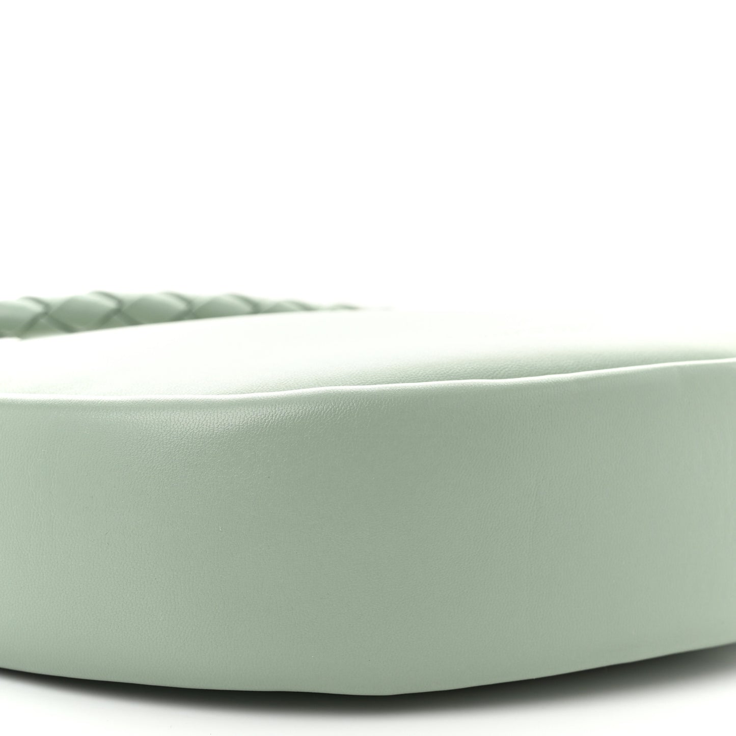 Smooth Calfskin Hula Hoop Shoulder Bag New Sauge