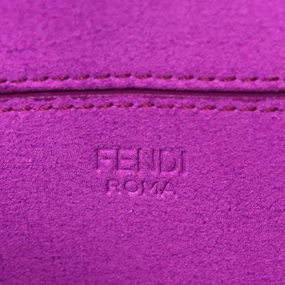 Fendi Technical Fabric FF Midi Chain Baguette Bouganville 5 of 8