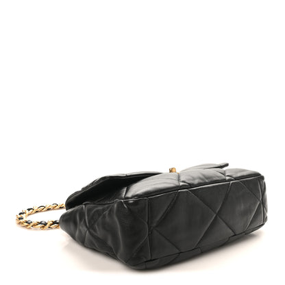 Chanel Lambskin Quilted Large Chanel 19 Flap Black 4 of 10