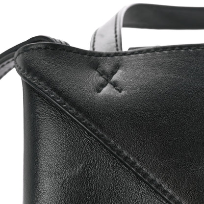 Loewe Shiny Calfskin Mini Puzzle Fold Tote Black 11 of 13
