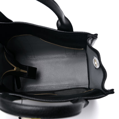 Marc Jacobs Grained Calfskin Small The Tote Bag Black 5 of 9