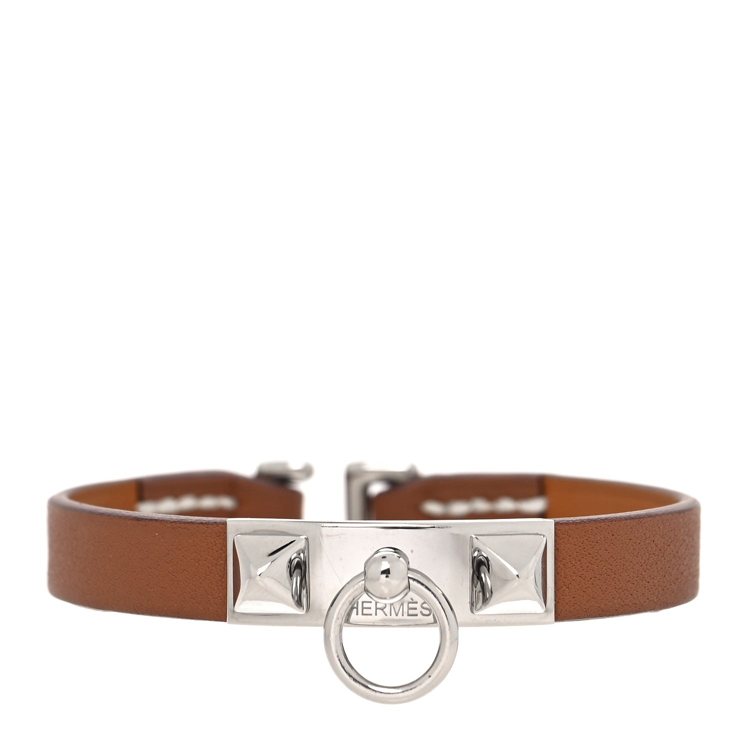 Hermes Swift Micro Rivale Bracelet T2 Gold 1 of 5