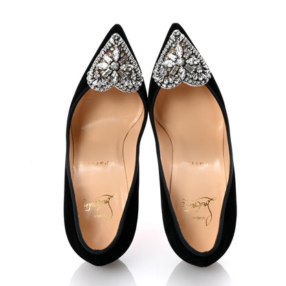 Christian Louboutin Velvet 100 Pumps 36.5 Black 2 of 8
