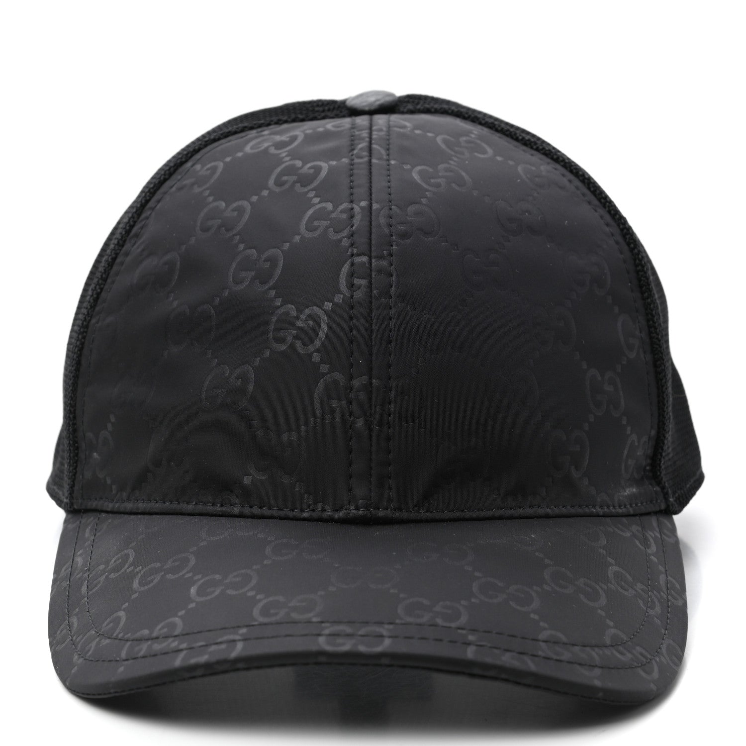 Gucci Nylon Monogram Baseball Hat M Black 3 of 10