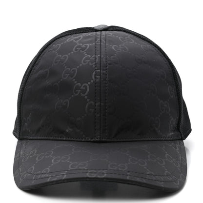 Gucci Nylon Monogram Baseball Hat M Black 3 of 10