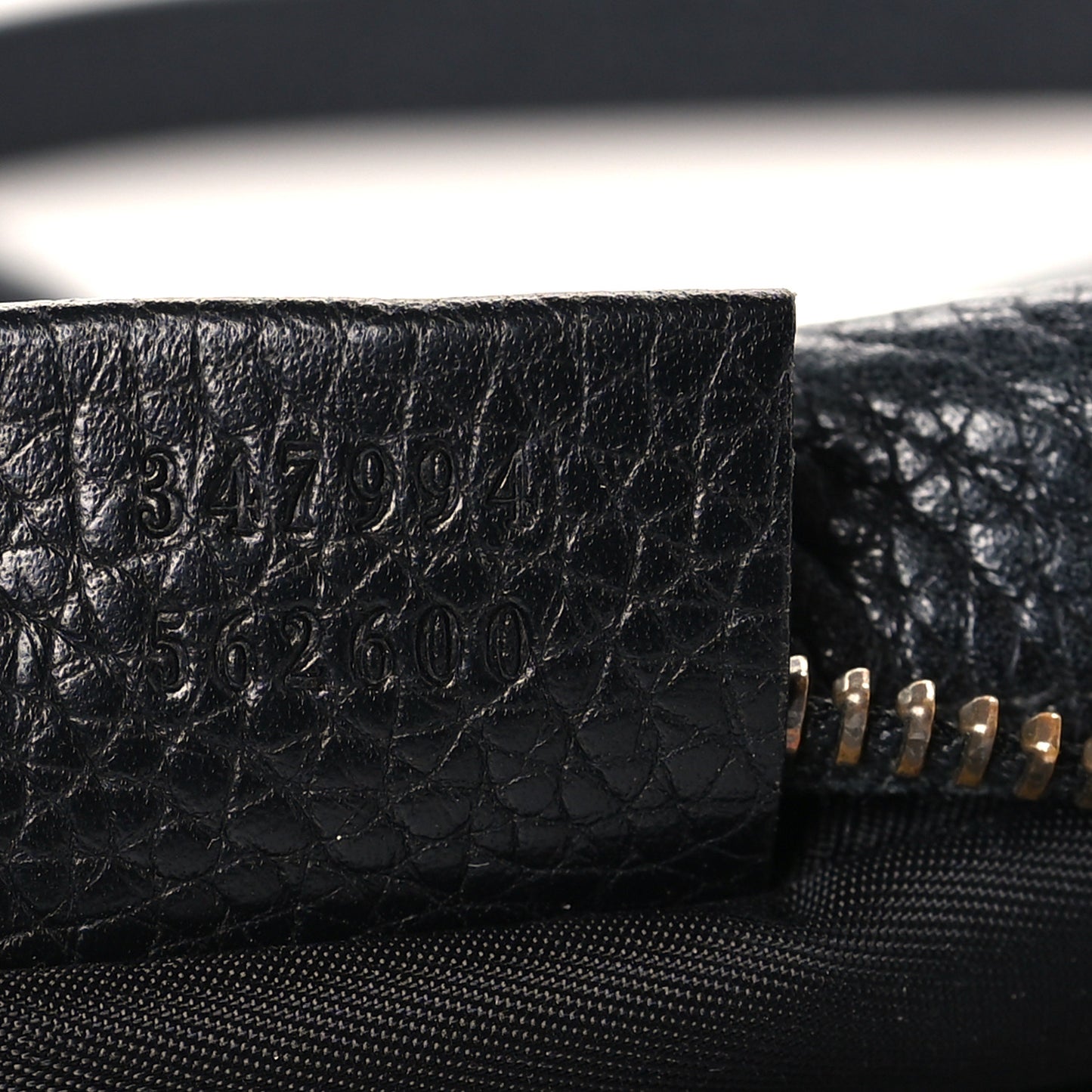 Pebbled Calfskin Mini Soho Disco Bag Black