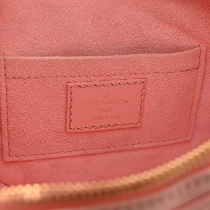 Louis Vuitton Calfskin Embellished New Wave Love Lock Heart Bag Rose Pomettes 6 of 10