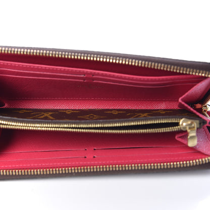 Louis Vuitton Monogram Clemence Wallet Hot Pink 5 of 8