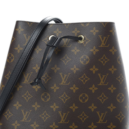 Louis Vuitton Monogram Neonoe MM Black 7 of 10