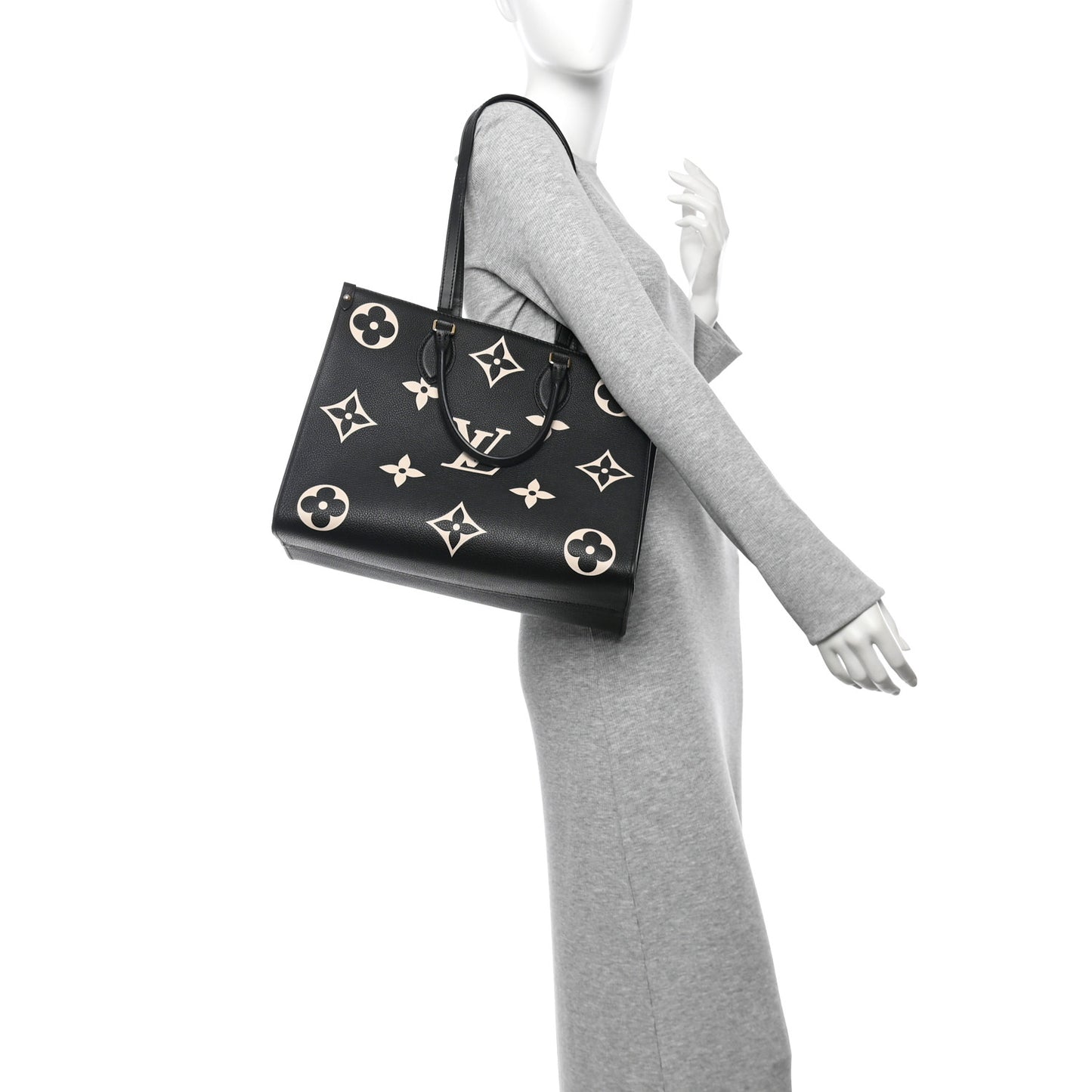 Empreinte Monogram Giant Onthego MM Black Beige