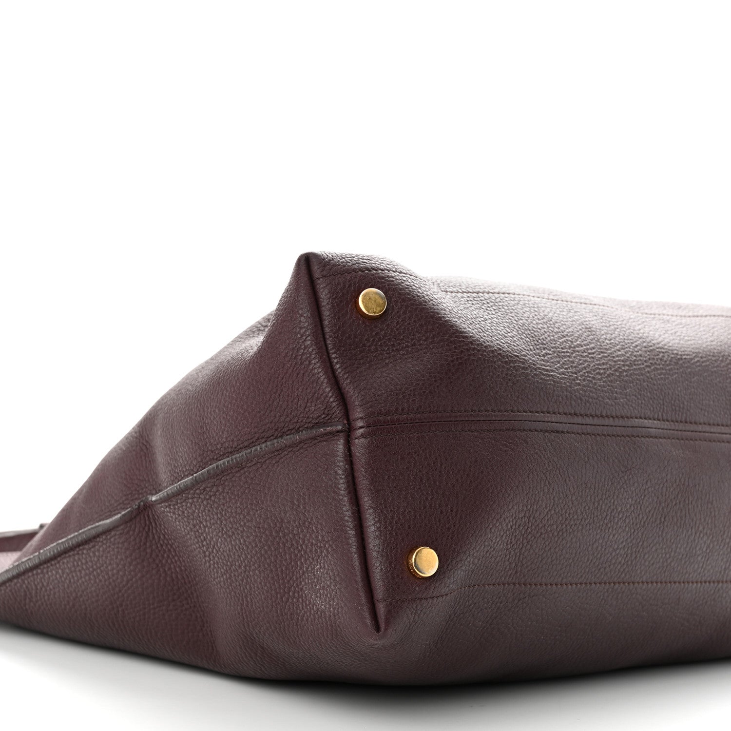 Tom Ford Grained Calfskin Alix Padlock Zip Tote Burgundy 8 of 12