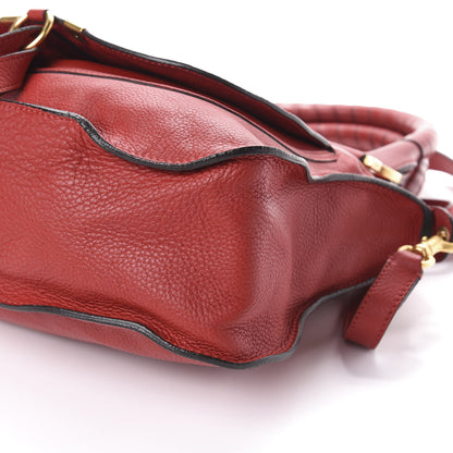 Chloe Calfskin Medium Marcie Satchel Red 9 of 9