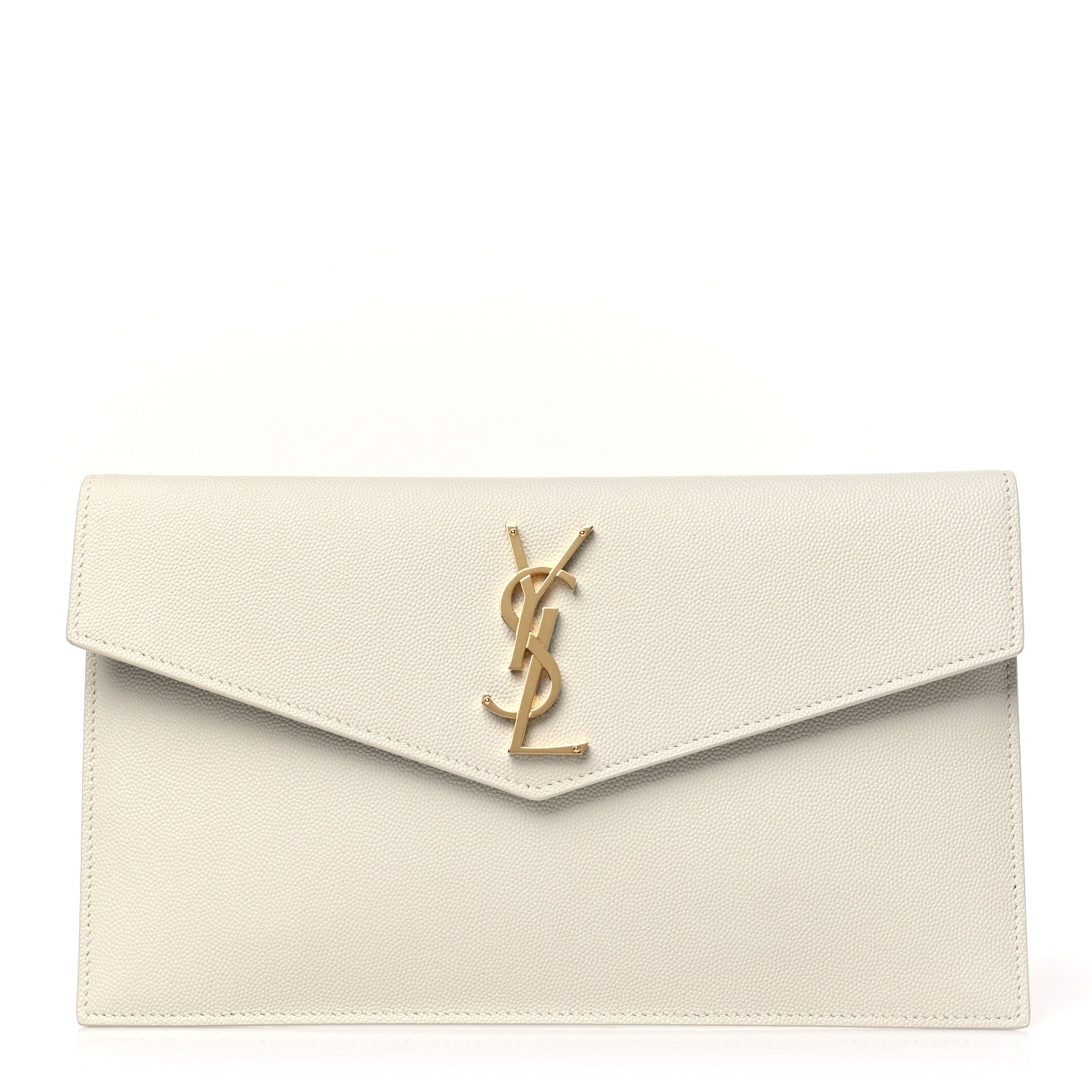Saint Laurent Grain De Poudre Uptown Pouch Crema Soft 1 of 9