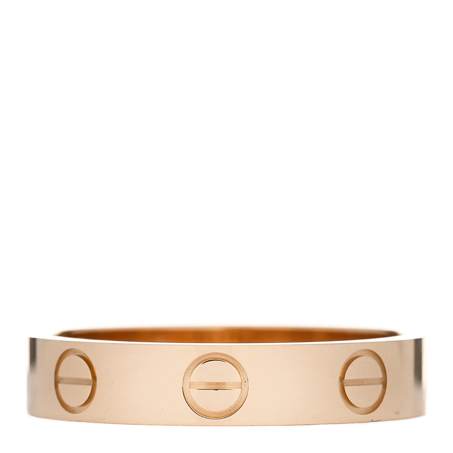 18K Yellow Gold 3.5mm LOVE Wedding Band Ring 50 5.25