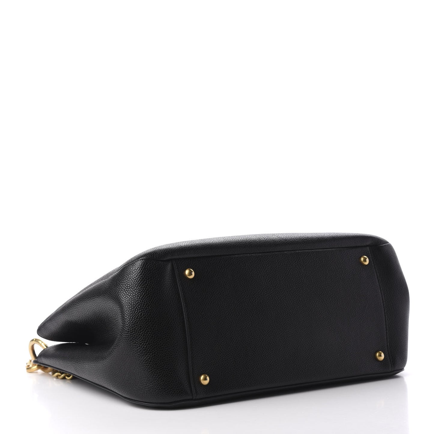 Caviar Large Shopping Tote Black