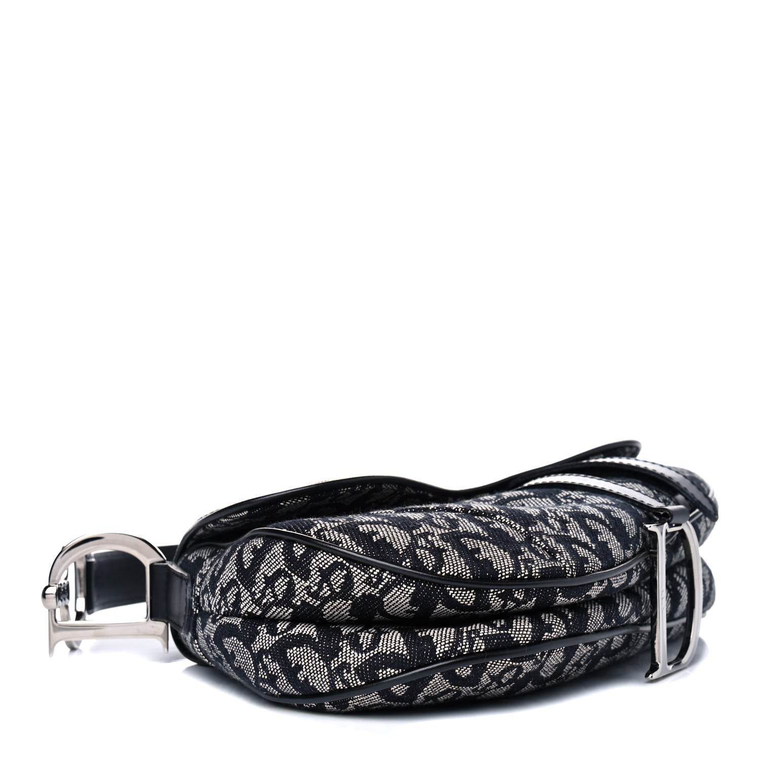 Christian Dior Monogram Saddle Bag Black 3 of 6
