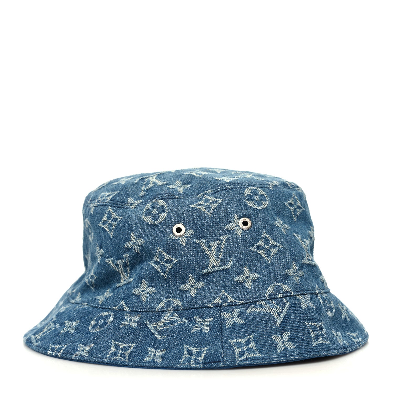Louis Vuitton Monogram Denim Transformable Bob Bucket Hat 58 Blue 6 of 8