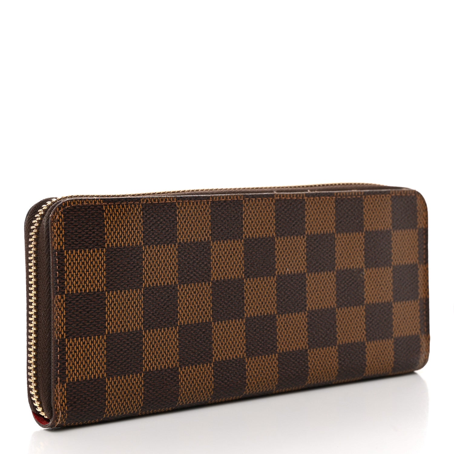 Louis Vuitton Damier Ebene Clemence Wallet Cherry 3 of 7