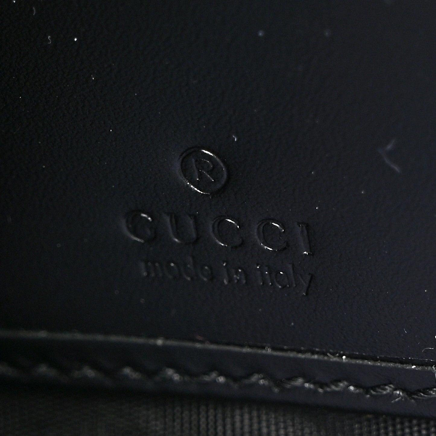 Guccissimma Signature Dorian Zip Around Wallet Black