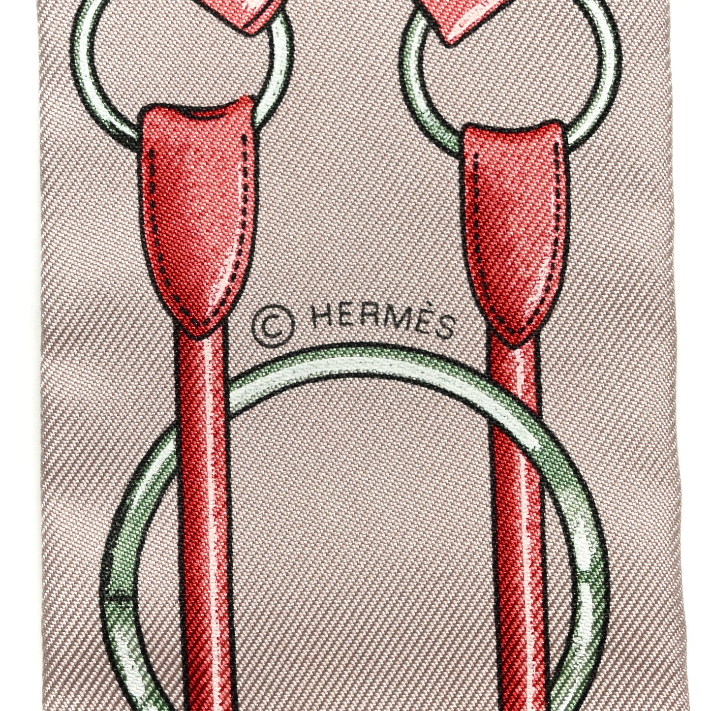 Silk Jumping Twilly Beige Rose Vieux Rose