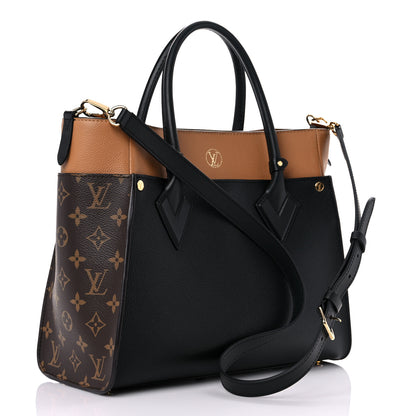 Louis Vuitton Calfskin Monogram On My Side Black 3 of 17