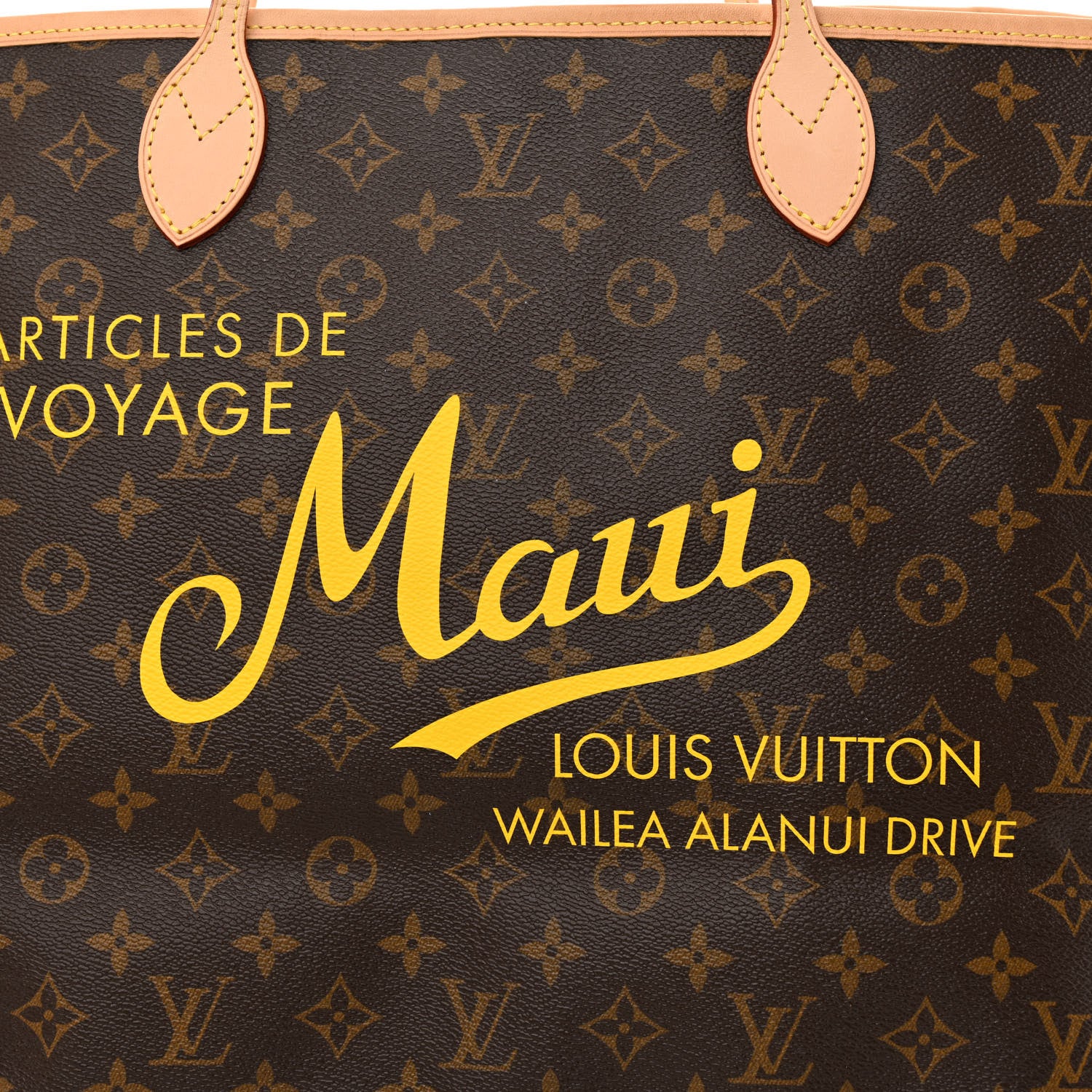 Louis Vuitton Monogram Maui Neverfull GM 8 of 10