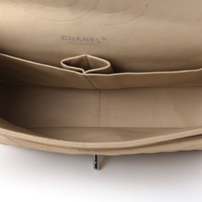 Chanel Lambskin Quilted Jumbo Double Flap Beige Clair 5 of 12